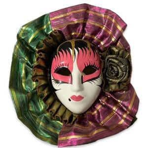 Vintage 90s ceramic mask